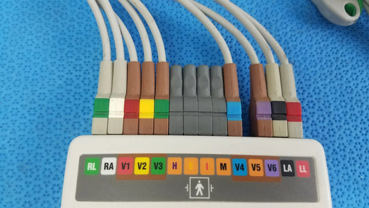 GE CAM 14 ECG Acquisition Module With Leads