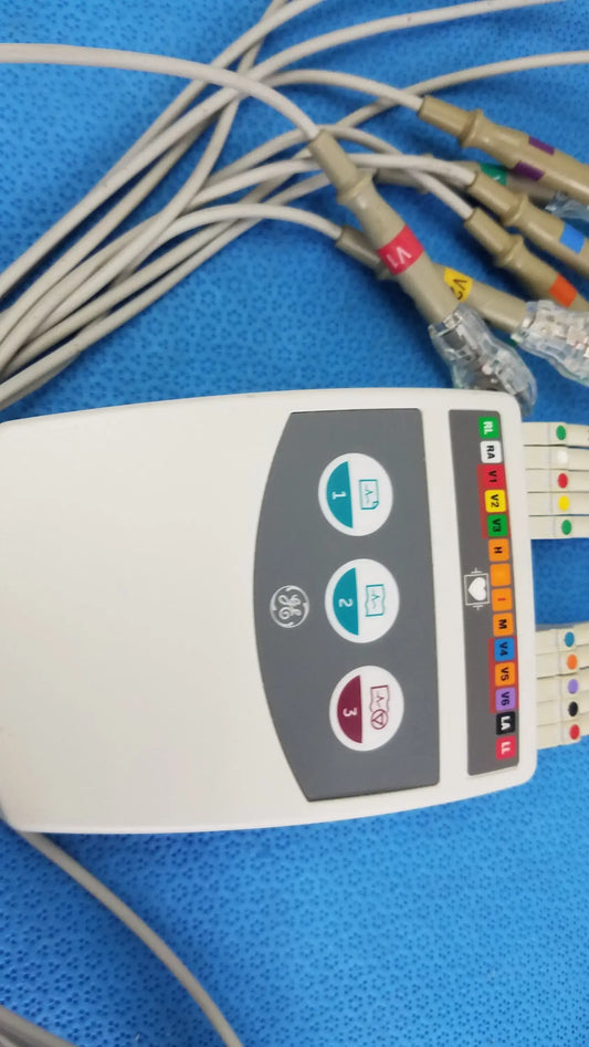 GE CAM 14 ECG Acquisition Module With Leads Ref 900995-002