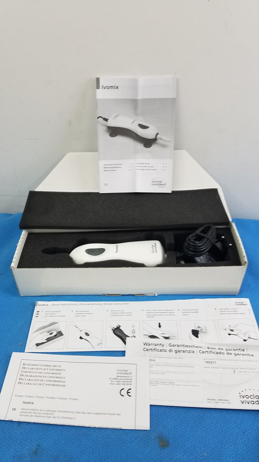 Ivoclar Vivadent Ivomix Vibrating Mixer With Adapter Charger and Box